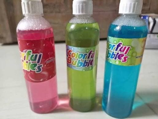 Colorful Bubble Gun Solution Refill Liquid - 500ml